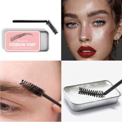 eyebrow styling gel & molding wax, waterproof, transparent refreshing formula for durable, natural-looking brows