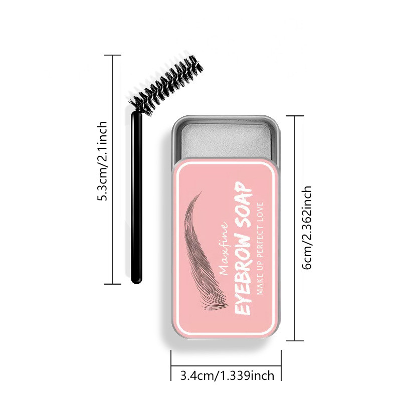 Eyebrow Styling Gel & Molding Wax, Waterproof, Transparent Refreshing Formula for Durable, Natural-Looking Brows