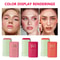 Waterproof Moisture Blusher Cream LongLasting Shadow Blusher For Cheeks Lips Eyes 2