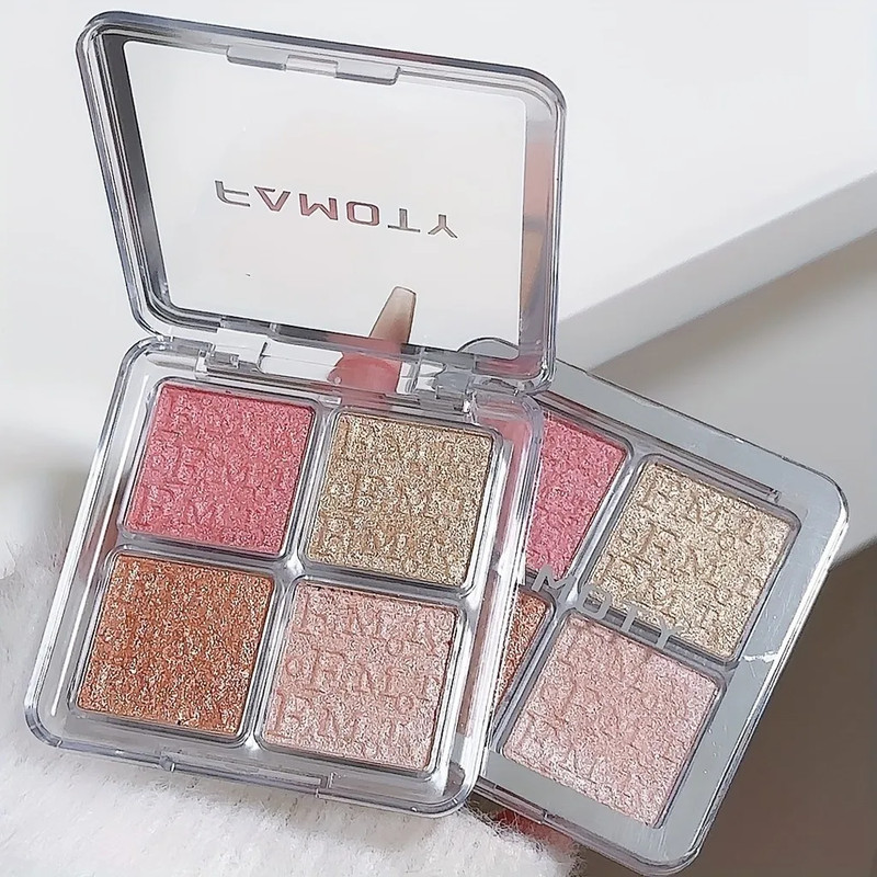 Waterproof Liquid Highlighter Palette Baked Powder Illuminator For Natural Glow  Shimmer 0