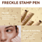 Faux Freckle Pen Stamp Waterproof Color Natural Freckles Makeup Stamp With 5 Sizes For Soft Dot Sun 7
