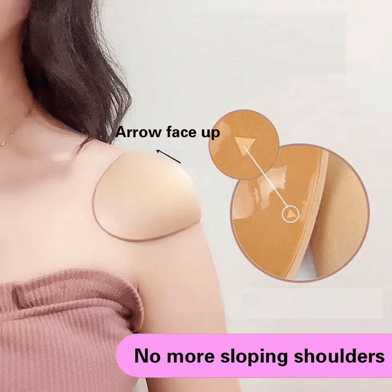 Pushup SelfAdhesive Enhancer Contour Foam Women Shoulder Pads For Better Fit And Comfort In Tops Ja 1