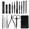 15Piece Manicure And Pedicure Set For Men And Women Premium Stainless Steel Nail Clippers Scissors  11