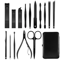 15Piece Manicure And Pedicure Set For Men And Women Premium Stainless Steel Nail Clippers Scissors 11