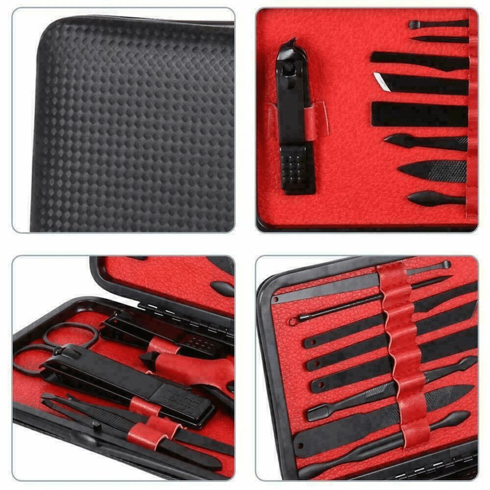 15Piece Manicure And Pedicure Set For Men And Women Premium Stainless Steel Nail Clippers Scissors  9
