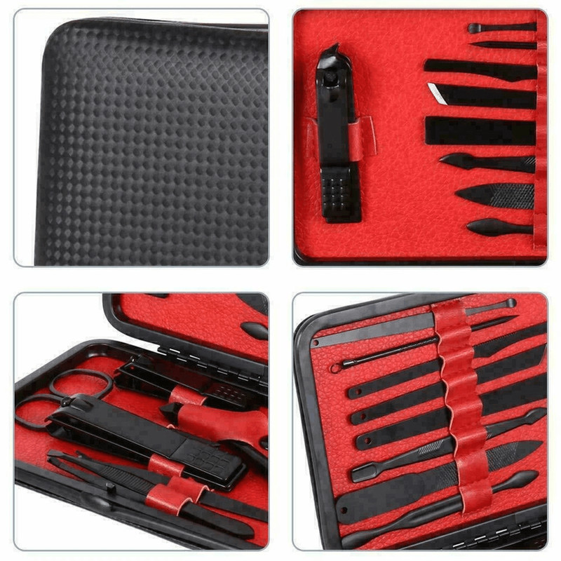 15Piece Manicure And Pedicure Set For Men And Women Premium Stainless Steel Nail Clippers Scissors  9