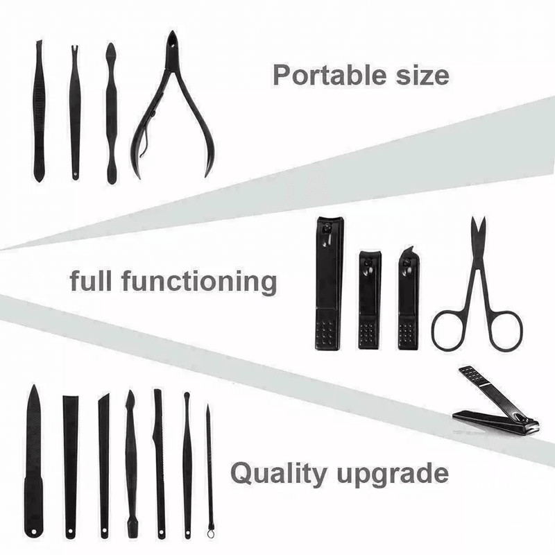 15Piece Manicure And Pedicure Set For Men And Women Premium Stainless Steel Nail Clippers Scissors  2