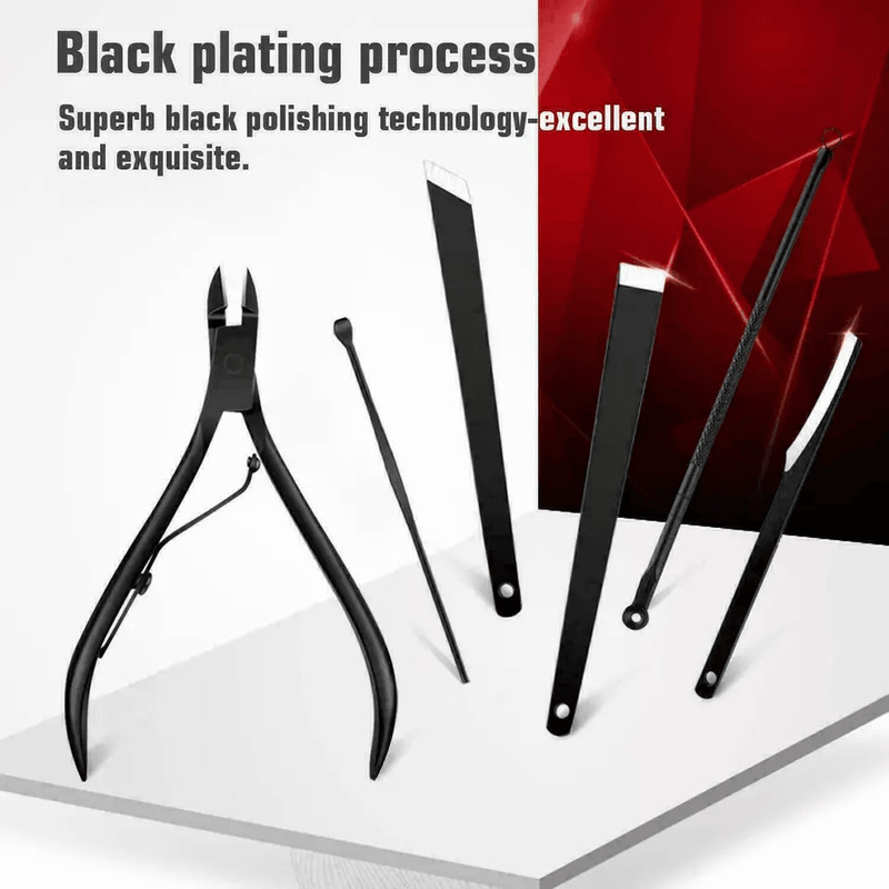 15Piece Manicure And Pedicure Set For Men And Women Premium Stainless Steel Nail Clippers Scissors  8