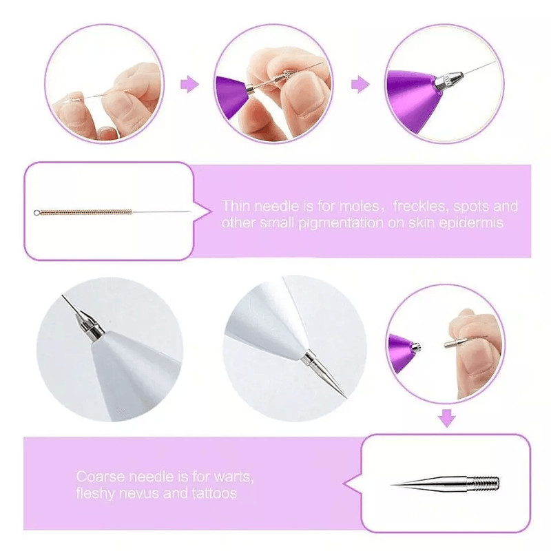 Professional Electric Laser Plasma Pen Dark Spot Remover Mole  Skin Tag Removal Tool Wart  Tattoo C 2