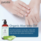 Natural Aloe Vera Gel For Skin  Hair Organic Lavender Enriched Sunburn  Eczema Treatment Soothing H 4