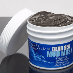 natural dead sea mud mask facial. anti-aging and acne solution for oily skin, deep pore minimizer, blackhead remover