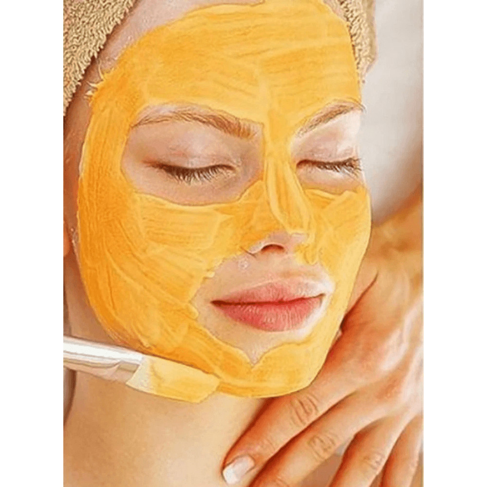Glycolic Acid Peel Pumpkin Enzyme Facial Face Mask With AHA  Fan Brush Exfoliating  Brightening Tre 0