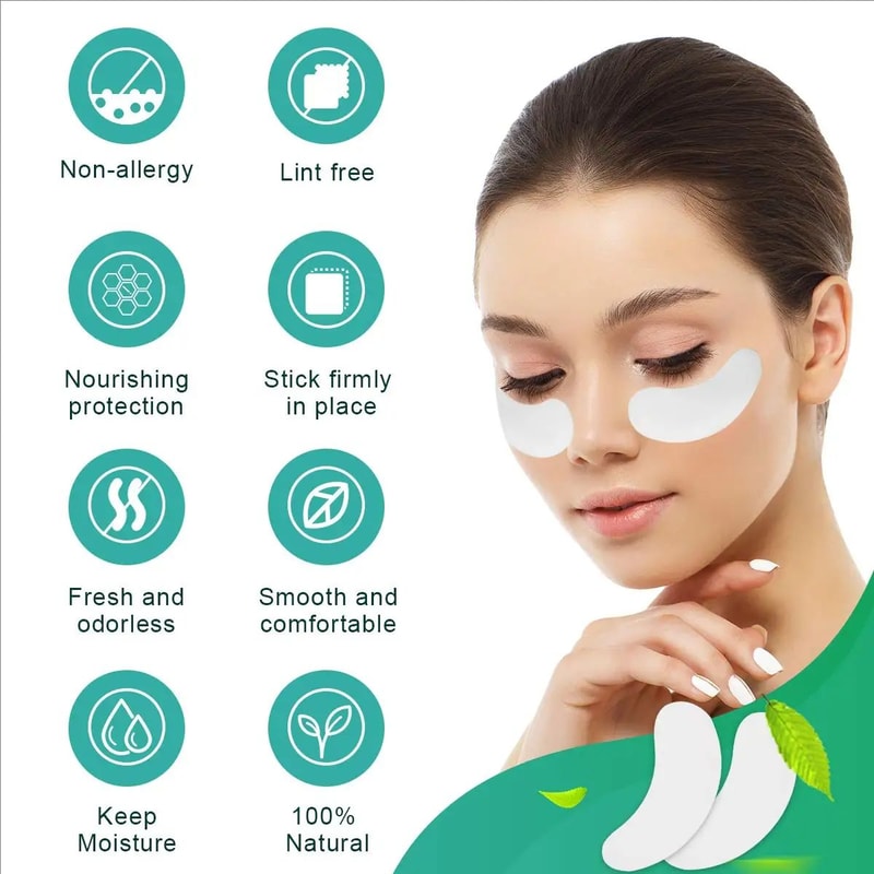 Hydrogel Gel Eye Patches Wholesale False Eyelash Extension Under Eye Pads For Professional Makeup 3