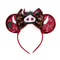 New Style Mickey Minnie Ear Headband Sequin Bows for Girls, Adults & Kids – Halloween Party Cosplay Hair Accessories