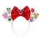 New Style Mickey Minnie Ear Headband Sequin Bows for Girls, Adults & Kids – Halloween Party Cosplay Hair Accessories