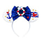 New Style Mickey Minnie Ear Headband Sequin Bows for Girls, Adults & Kids – Halloween Party Cosplay Hair Accessories