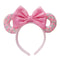 New Style Mickey Minnie Ear Headband Sequin Bows for Girls, Adults & Kids – Halloween Party Cosplay Hair Accessories