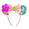 New Style Mickey Minnie Ear Headband Sequin Bows for Girls, Adults & Kids – Halloween Party Cosplay Hair Accessories