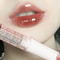 Cherry Pink Mirror, Water Lip Gloss Lip Glaze, Transparent Glass Lip Oil, Waterproof Liquid Lipstick, Clear Tint Makeup