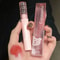 Cherry Pink Mirror, Water Lip Gloss Lip Glaze, Transparent Glass Lip Oil, Waterproof Liquid Lipstick, Clear Tint Makeup