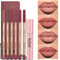 Makeup Set Matte Lip Liner, Lipstick Matte, Waterproof Long Lasting Lip Set, Daily Makeup, Gift Box Lip Crayon Set