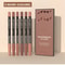 Waterproof Lip Liner Pencil Set, Super Soft Blendable Texture, Weightless Precise Liner, Matte Soft Finish