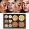10 Colors Concealer Palette, Eye Repairing Base Palette, Matte Dark Circles Tattoo, Contour Covering Concealer Cream