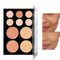 10 Colors Concealer Palette, Eye Repairing Base Palette, Matte Dark Circles Tattoo, Contour Covering Concealer Cream