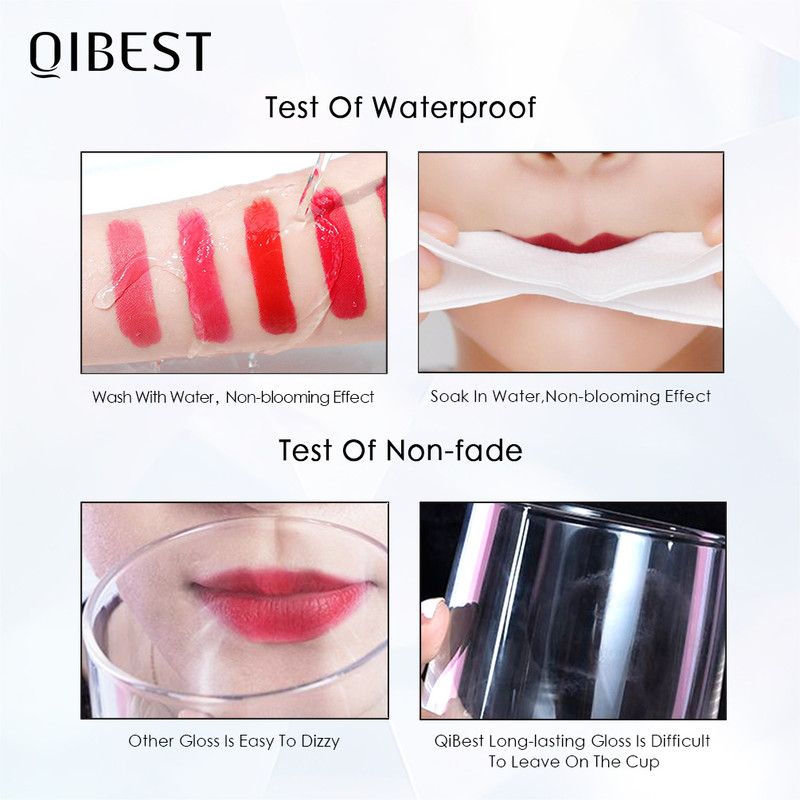 Sexy Matte Liquid Lipstick, Velvet Lip Gloss Tint Tube Matte, Pigment Makeup, Cosmetics Lipsticks for Long Wear