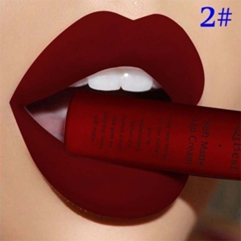 Sexy Matte Liquid Lipstick, Velvet Lip Gloss Tint Tube Matte, Pigment Makeup, Cosmetics Lipsticks for Long Wear