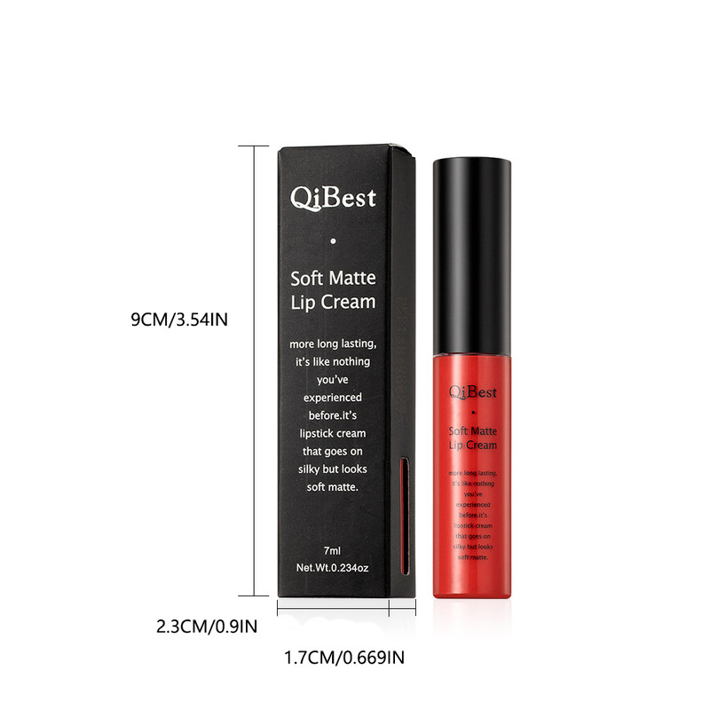 Sexy Matte Liquid Lipstick, Velvet Lip Gloss Tint Tube Matte, Pigment Makeup, Cosmetics Lipsticks for Long Wear