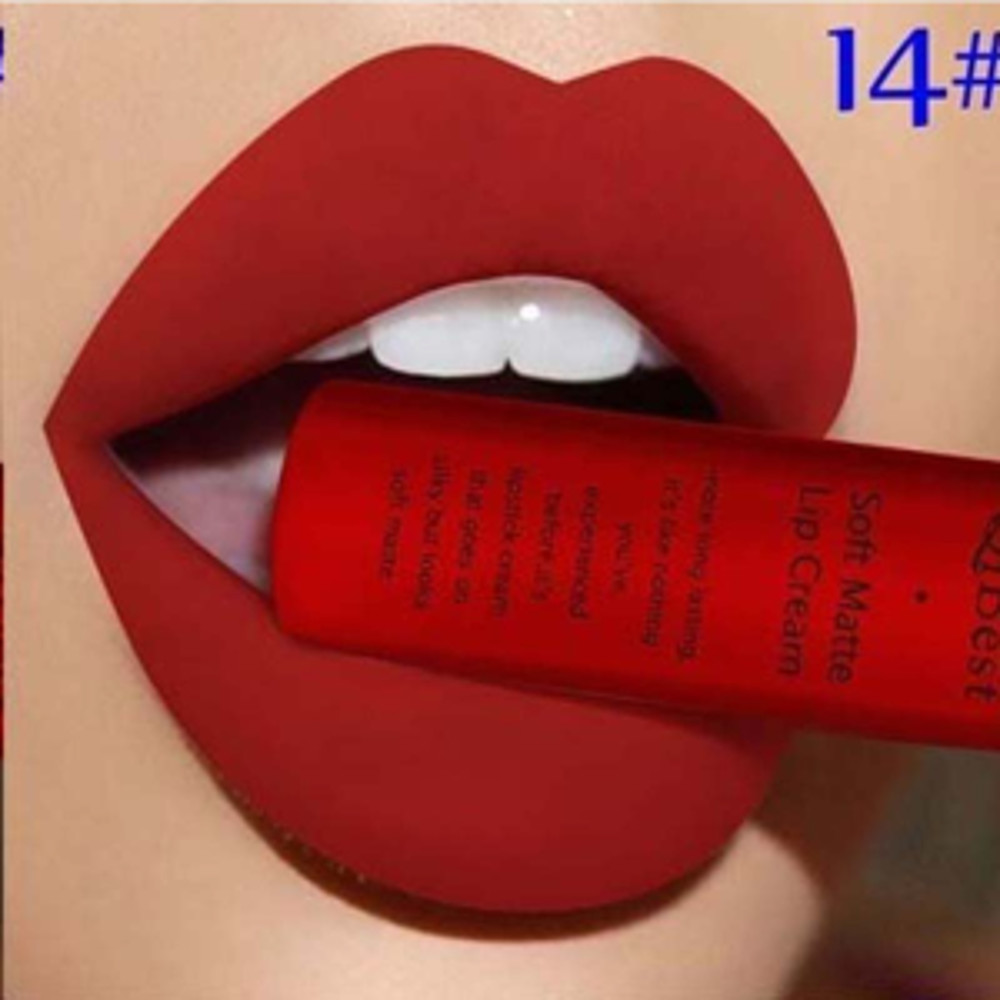 Sexy Matte Liquid Lipstick, Velvet Lip Gloss Tint Tube Matte, Pigment Makeup, Cosmetics Lipsticks for Long Wear