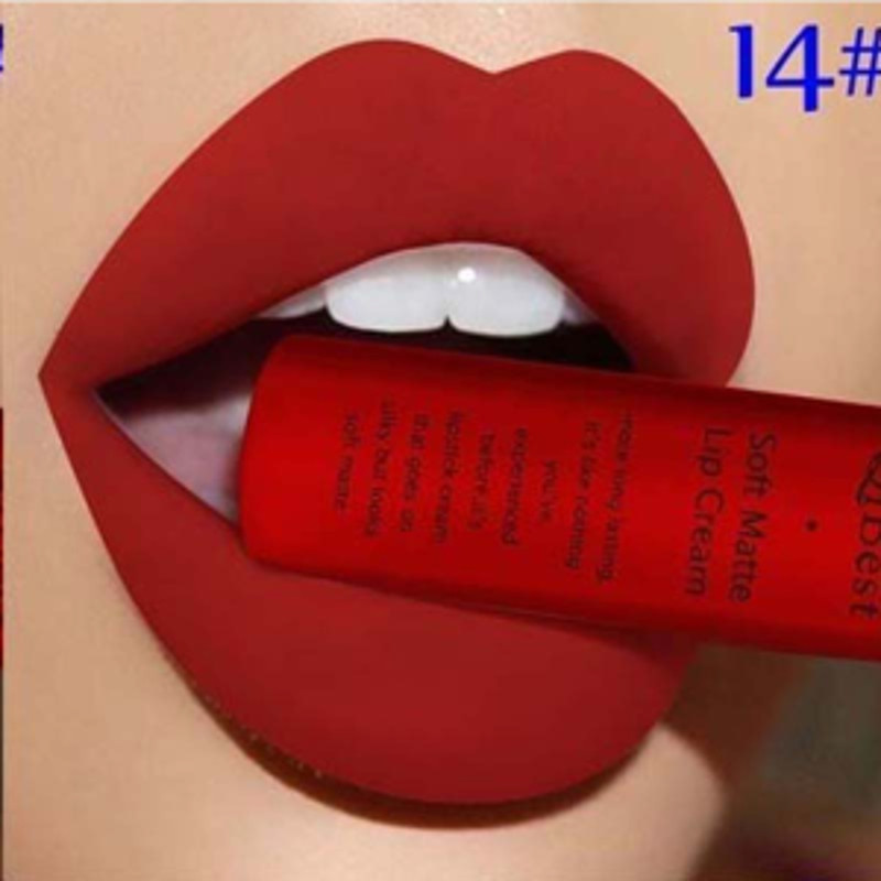Sexy Matte Liquid Lipstick, Velvet Lip Gloss Tint Tube Matte, Pigment Makeup, Cosmetics Lipsticks for Long Wear