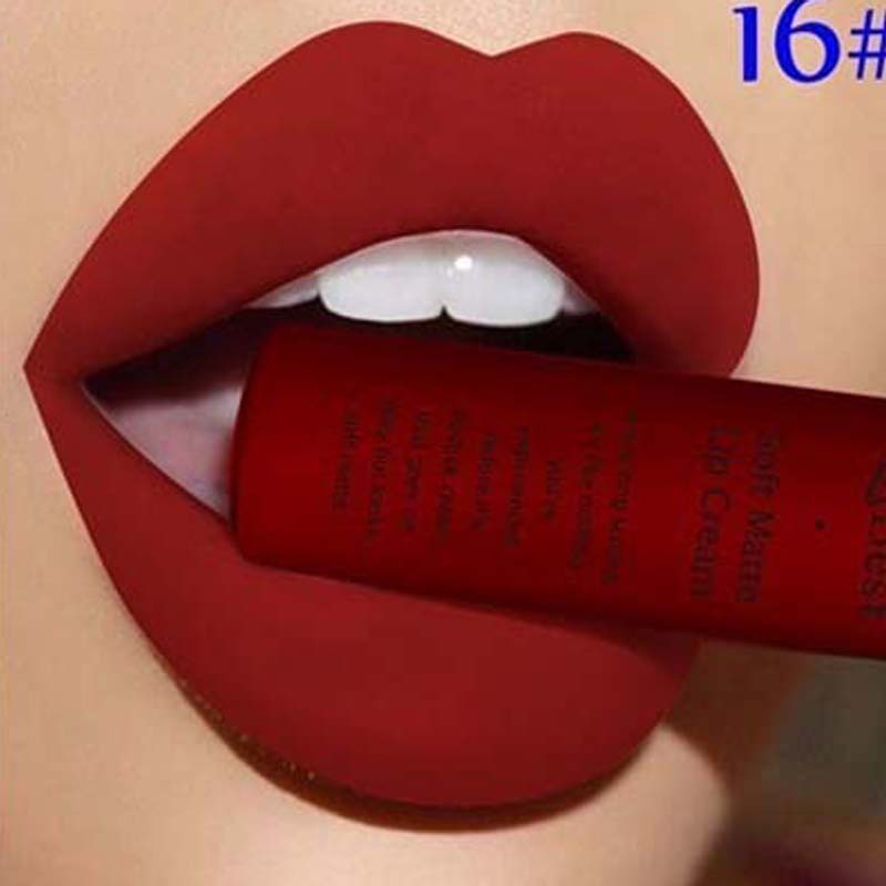 Sexy Matte Liquid Lipstick, Velvet Lip Gloss Tint Tube Matte, Pigment Makeup, Cosmetics Lipsticks for Long Wear