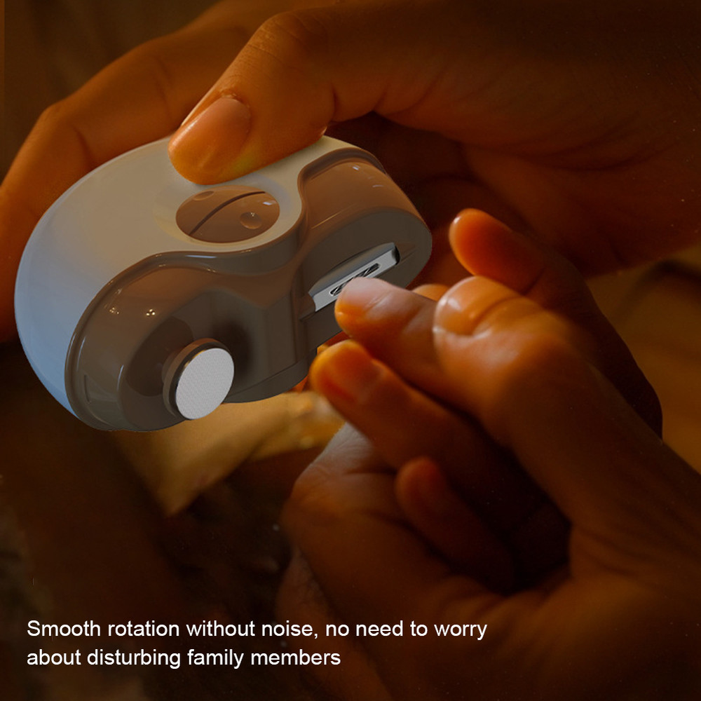 Automatic Manicure Machine, 2 In 1 Electric Nail Clippers, USB Charging Polishing Tool, Grinding Fingernail Trimmer