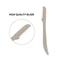 Eco-Friendly Wheat Straw Eyebrow Trimmer, Stainless Steel Eyebrow Razor, Environmentally Biodegradable Eye Brow Shaving