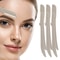 Eco-Friendly Wheat Straw Eyebrow Trimmer, Stainless Steel Eyebrow Razor, Environmentally Biodegradable Eye Brow Shaving
