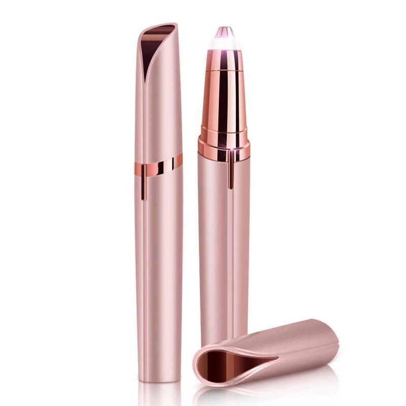 USB Rechargeable Electric Eyebrow Trimmer, Security Hair Removal Eye Brow Epilator Shaver & Painless Facial Razor