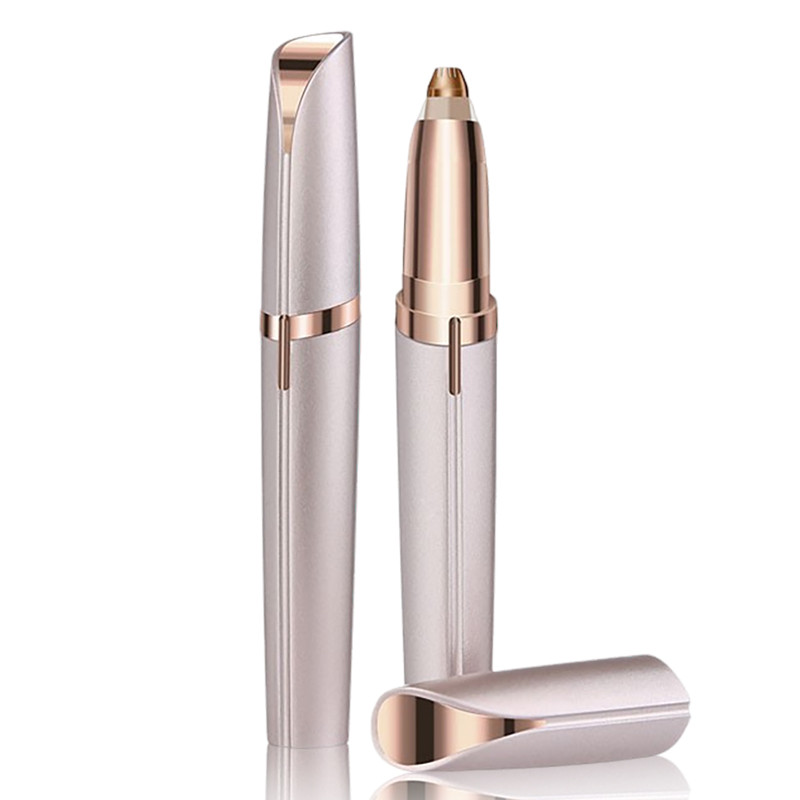 USB Rechargeable Electric Eyebrow Trimmer, Security Hair Removal Eye Brow Epilator Shaver & Painless Facial Razor
