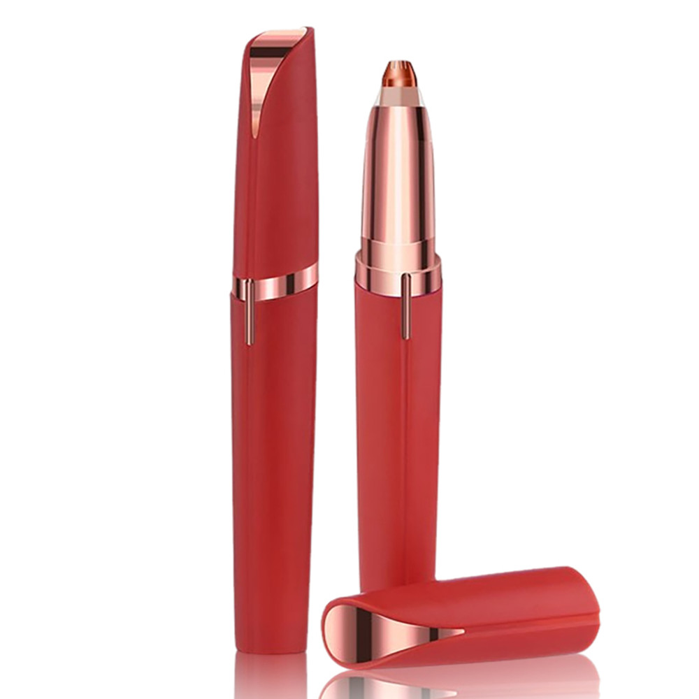 USB Rechargeable Electric Eyebrow Trimmer, Security Hair Removal Eye Brow Epilator Shaver & Painless Facial Razor