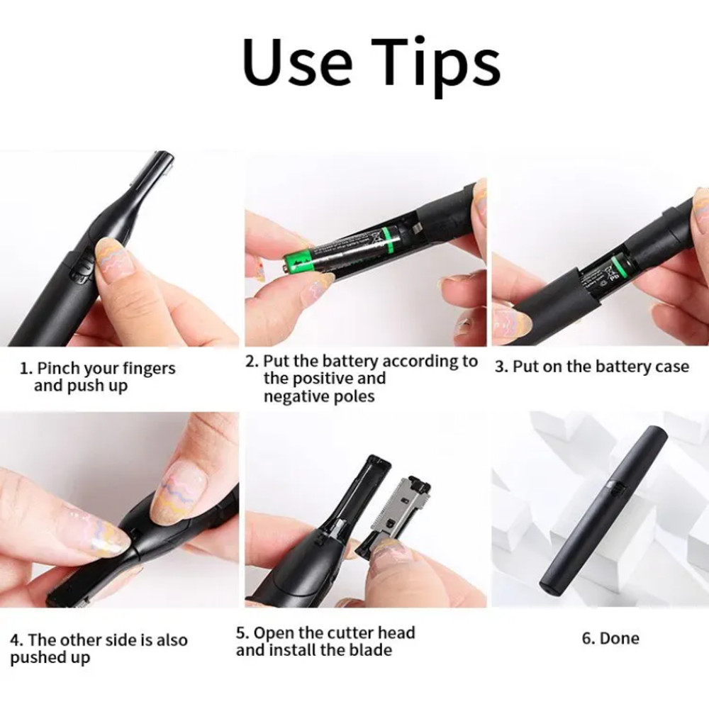 Womens Eyebrow Electric Shaver USB Charging, Simple & Portable Novice Eyebrow Scraper for Smooth Shaping