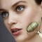 Face Jade Scraping Board Roller Massager, Natural Jade Eye Beauty Bar for Skin Care, Law Tattoo Recovery & Stress Relief