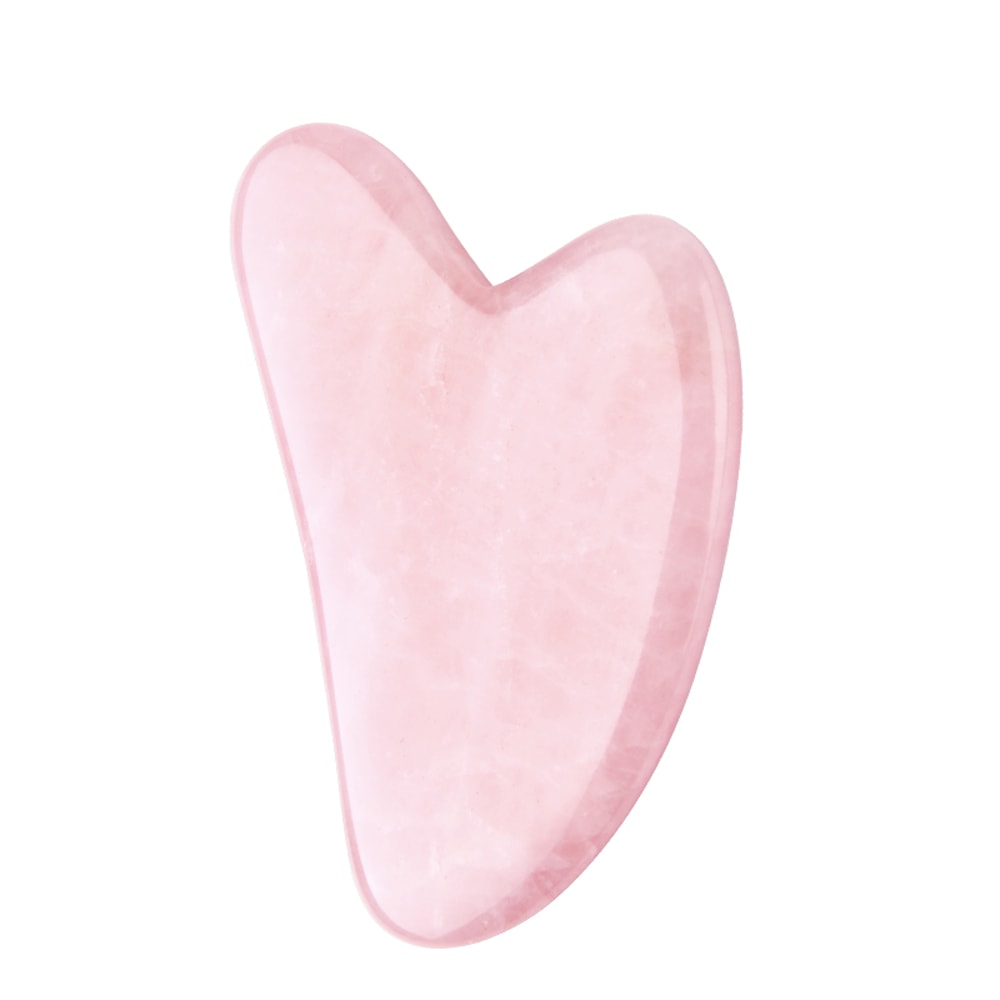 Rose Quartz Gua Sha Tools Natural Stone Jade Gouache Scraper Neck Massager For Face Lifting Wrinkle 0