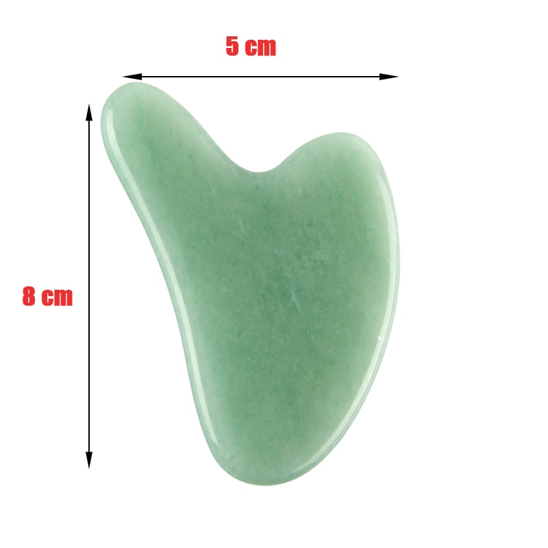 Rose Quartz Gua Sha Tools Natural Stone Jade Gouache Scraper Neck Massager For Face Lifting Wrinkle 6