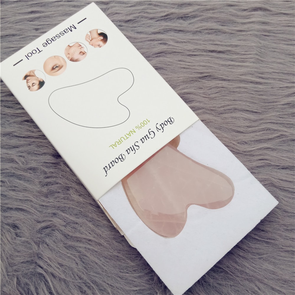 High-quality Quartz Jade Roller Massager For Face Body, Natural Anti-aging Stone Guasha Scraper Massage Tools