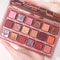 Waterproof Pomegranate Seeds Eyeshadow Palette Shimmer Matte Cosmetic Beauty Makeup