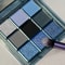 Dark Punk Smoked Eyeshadow Palette Blue Black Pearl Matte Makeup Palette Brightening Shimmer Eye Shadow for Smokey Glam