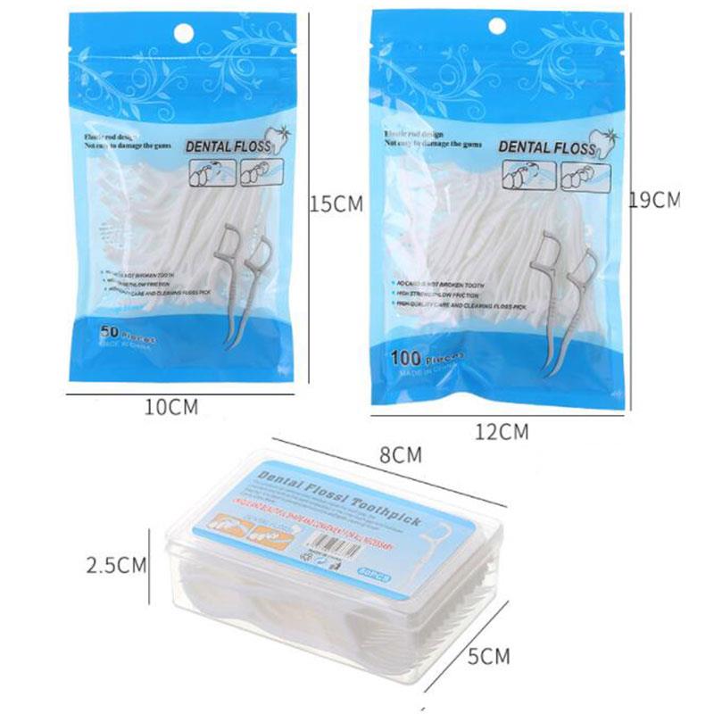 Oral Care Interdental Brush Dental Floss Teeth Picks Disposable Bamboo Charcoal Tooth Clean Stick F 5