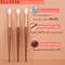 HighEnd FLUFFIN Crease Brush Goat Hair Flame Eyeshadow Nose Shadow Highlighter Brush Copper Rosewoo 1