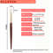 HighEnd FLUFFIN Crease Brush Goat Hair Flame Eyeshadow Nose Shadow Highlighter Brush Copper Rosewoo 5